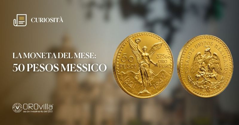 La Moneta del mese: 50 Pesos Messico